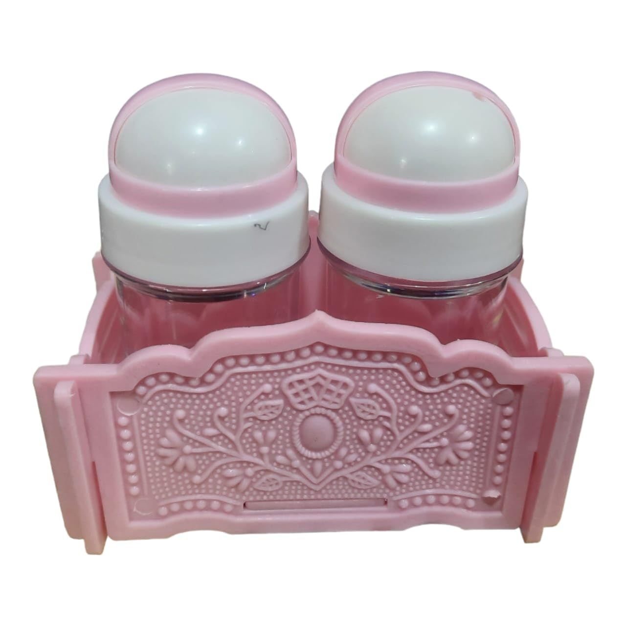 Two Brothers Shop Salt and Pepper Shakers with Stand - One Time Output 0.5g, Seasoning Shaker Spice Salt Paprika Pepper Cumin Powder Sugar Dispenser (Color As per Availability)