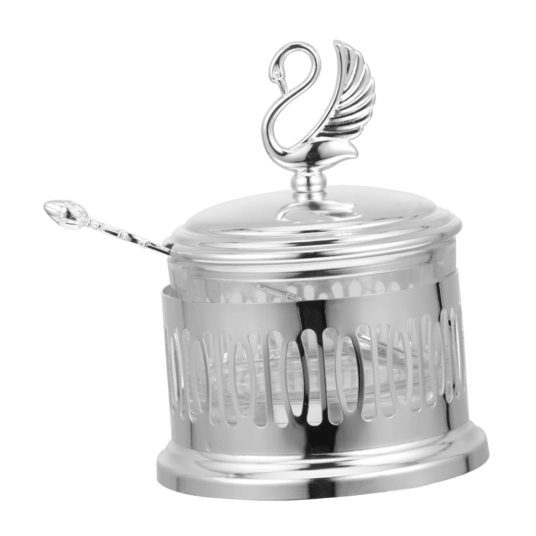 DECHOUS 1Pc Creative Condiment Pot Hollow Seasoning Bottle for Kitchen Storage Dustproof for Home Restaurant Use Great present for Housewarming