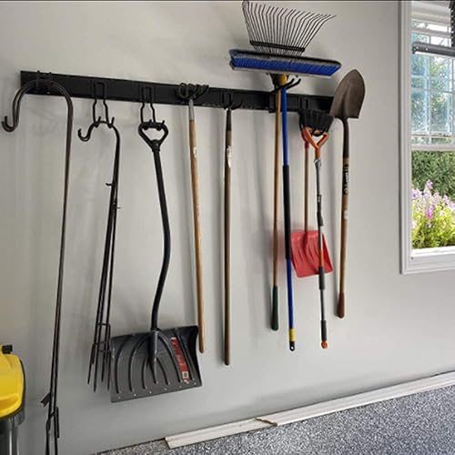 Miniatura 5 de Ultrawall Estante de almacenamiento de herramientas de 13 piezas, 64 pulgadas ajustable, sistema de almacenamiento montado en la pared con 9