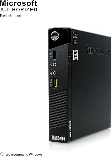 Miniatura 2 de Lenovo ThinkCenter M73 Tiny Desktop PC, Intel Core I5-4570T 2.9GHz hasta 3.6GHz, 16GB RAM, 256GB SSD, WiFi, BT, HDMI, USB 3.0, VGA, puerto DP,