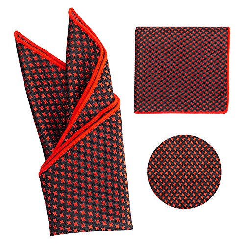 Classic Handmade Mens Wood Bow Tie with Matching Pocket Square and Men's Cufflinks Set - Thumbnail 3