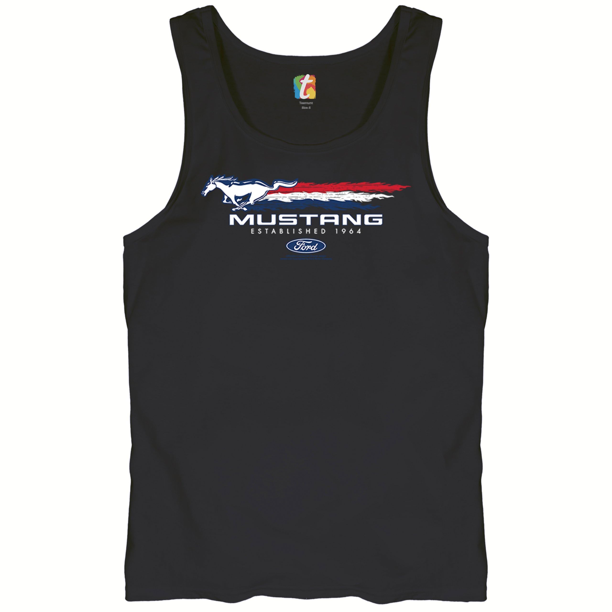 Ford Mustang Established 1964 Tank Top Legendary Performance Muscle Car Shelby Mach 1 Boss GT Licensed Men's Top