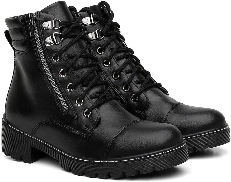 Bota Coturno Feminina Blogueira Tendência Preto em promoção! Veja a oferta e mais achadinhos de Botas Hoje é o melhor dia para comprar Bota Coturno Feminina Blogueira Tendência Preto com aquele preço maroto! Promoção! Aproveite a oferta!