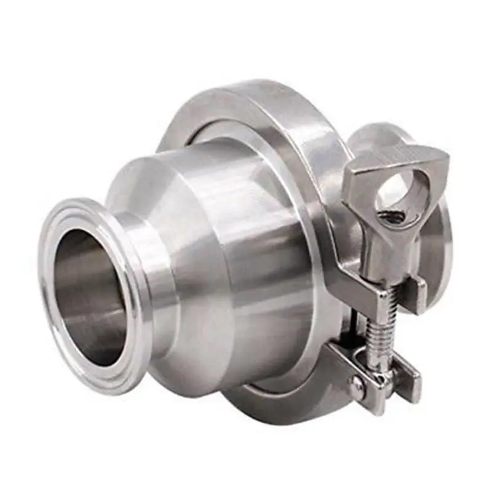 OD 25mm 32mm Sanitario Acciaio Inox 304 Tri Clamp 50.5mm Valvola di ritegno verticale (25mm)