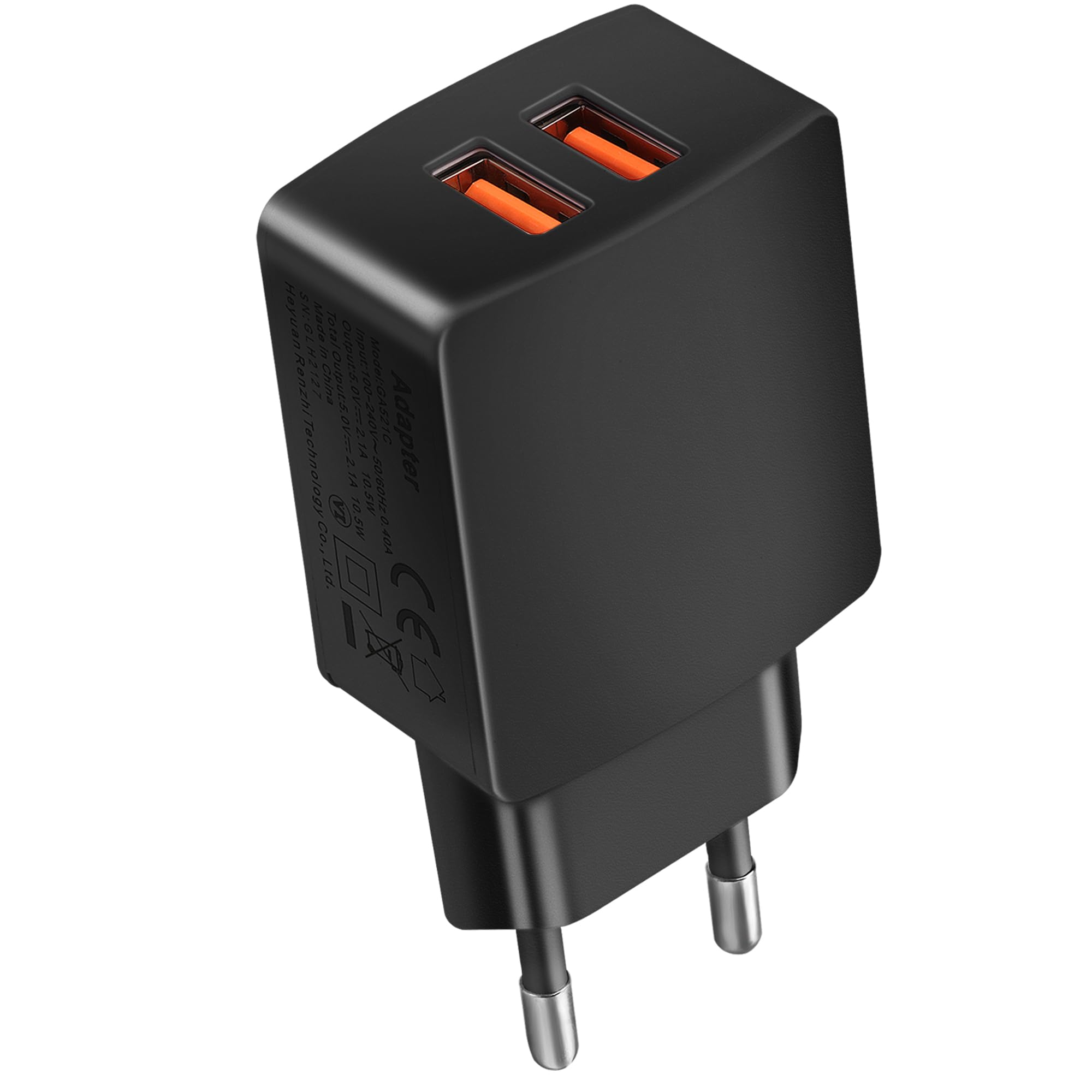 Prise USB, Chargeur USB A Secteur 5V/2,1A Adaptateur Multiple Port 10,5W  Universel Telephone Bloc Chargeur pour iPhone 14 13 12 11 8 7 6, iPad,  Samsung, Xiaomi Redmi, Nokia, Huawei appareils Photo : Amazon.fr: High-Tech