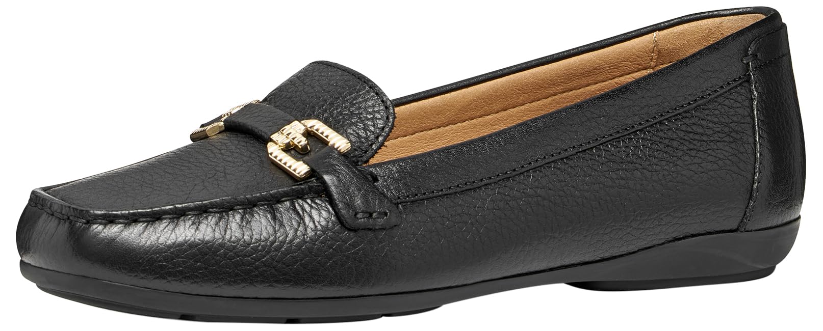 Geox Women's D ANNYTAH MOC B Moccasin, Black, 39 EU