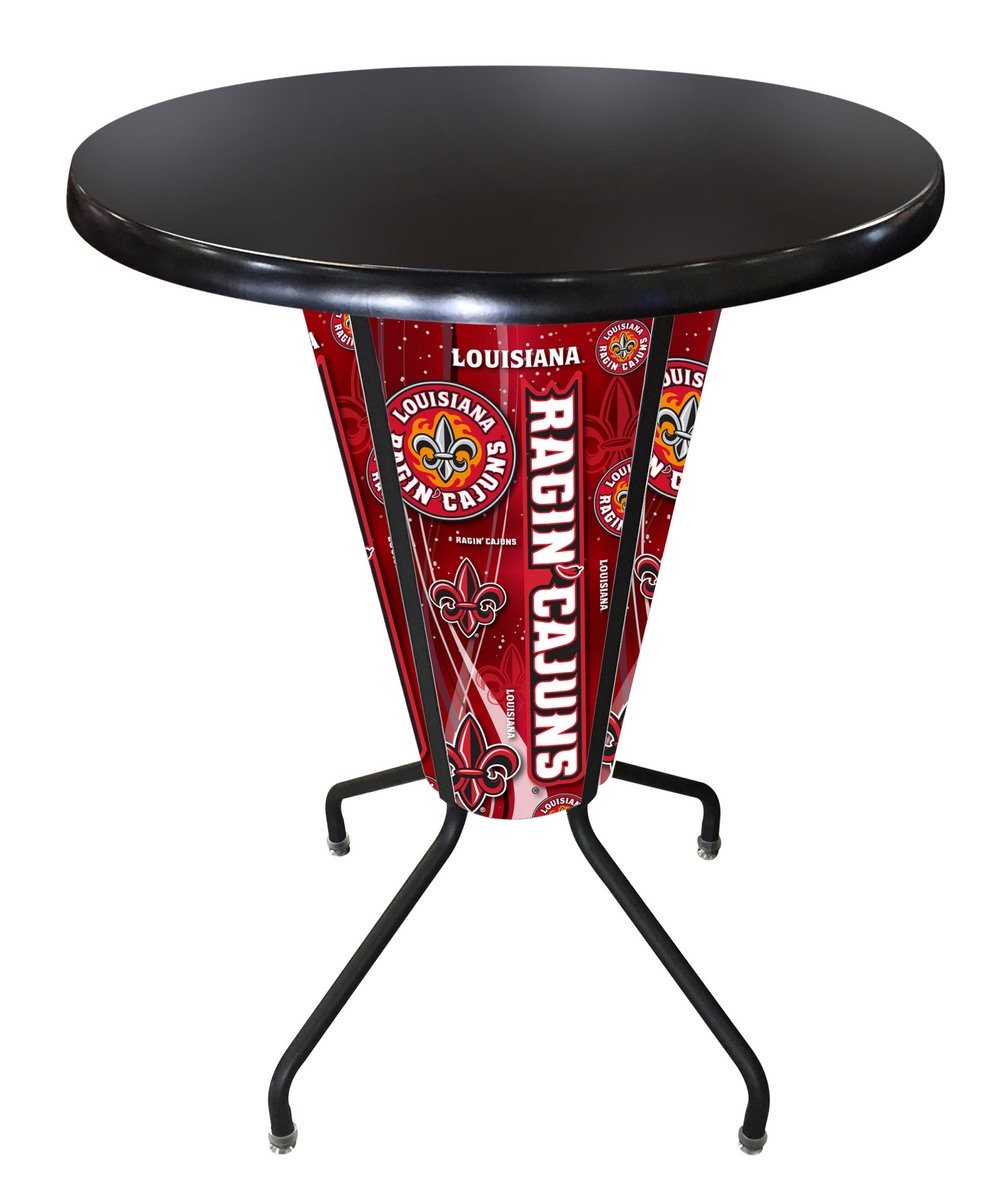 Holland Bar Stool Co. Outdoor/Indoor LED Lighted Louisiana-Lafayette Pub Table