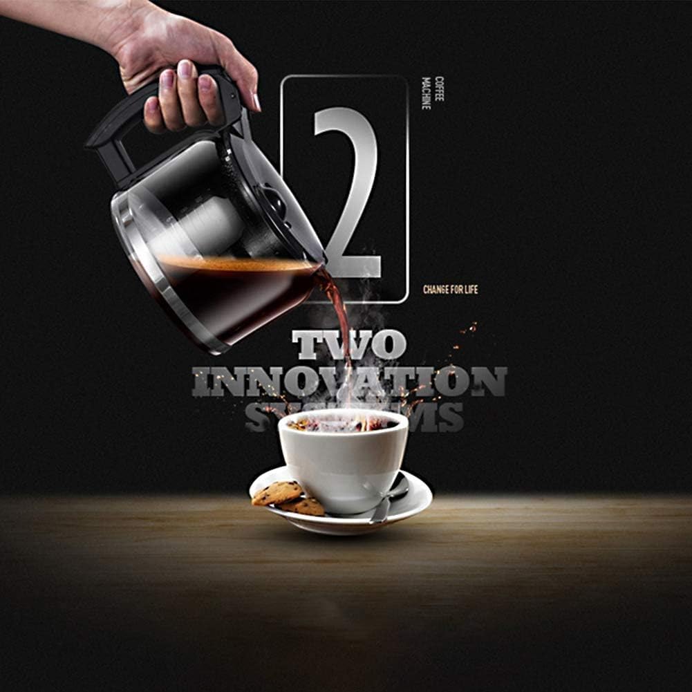 SMSOM Programmable Coffee Maker with Thermal Carafe, Full-Automatic Freshly Grinded Bean Powder Dual-use American Large Capacity Drip Coffee Machine 7 61L5 Co+ScL. AC SL1001