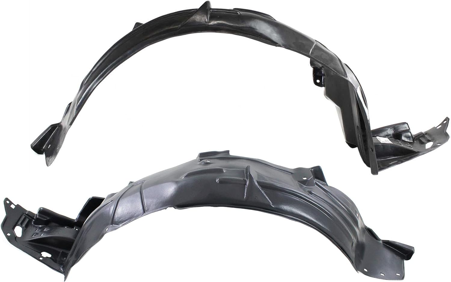 Evan Fischer Fender Liner Front, Driver and Passenger Side Compatible with 2004-2008 Acura TL Plastic Material, Set of 2, (2) Fender Liners - AC1249117, AC1248116