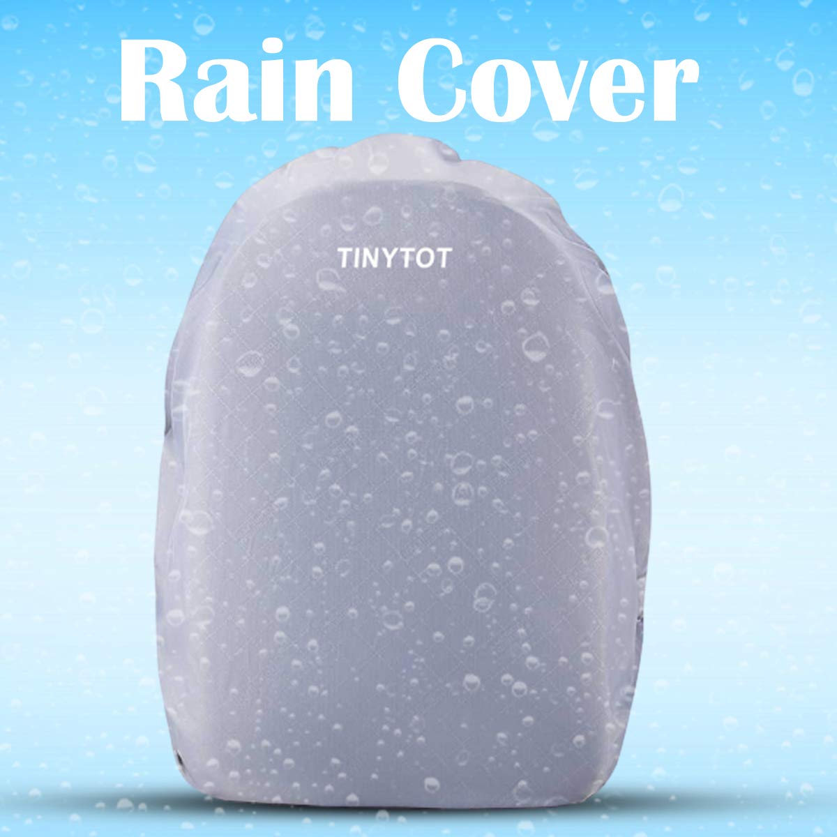 Tinytot 30 Litre With Rain Cover School Collage Travel Office Laptop Backpack for Boys & Girls (Black) 4