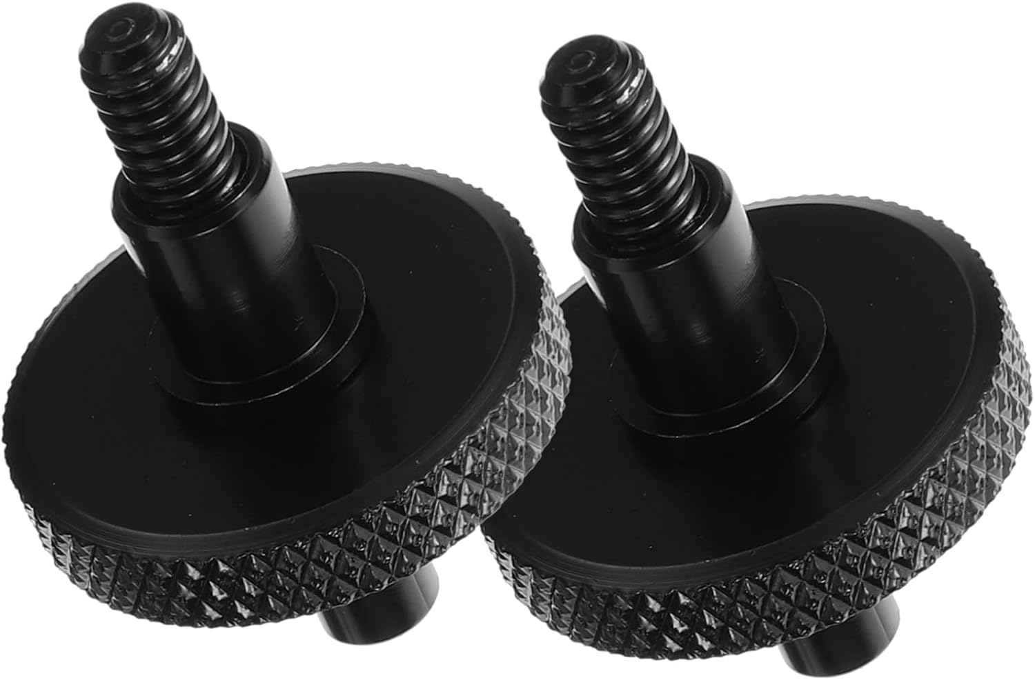 SUPVOX 1 Pair Split Bridge Screws Part Double Bass Bridge Screw Accessories Accessory Adjustable Double Bass Bridge Screw Double Bass Bridge Screw Replacement Metal Black
