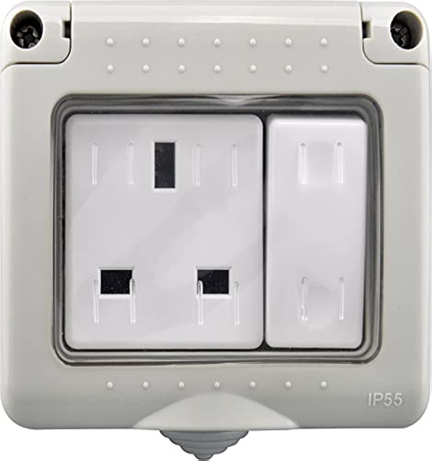 MODI outdoor Sockets and Switchs Waterproof,ShowTop Wall Electrical Outlets,IP55 Switch And Socket Covers,13A Outdoor Wall Weatherproof Plug Socket Box And10A Switchs Box