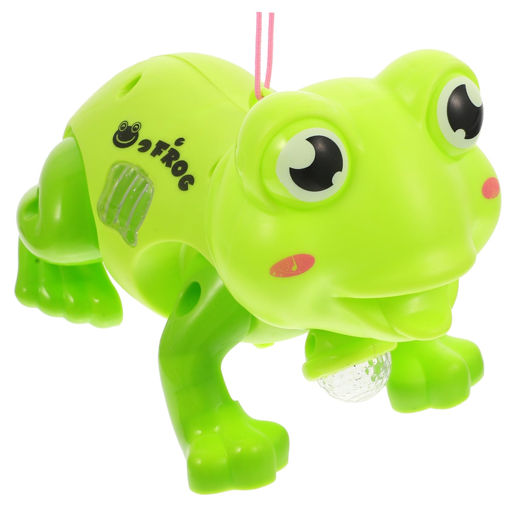 Kisangel Christmas Plushies Christmas for Reusable Plastic Frogs Educational Plaything Funny Animal Electronic Component Green