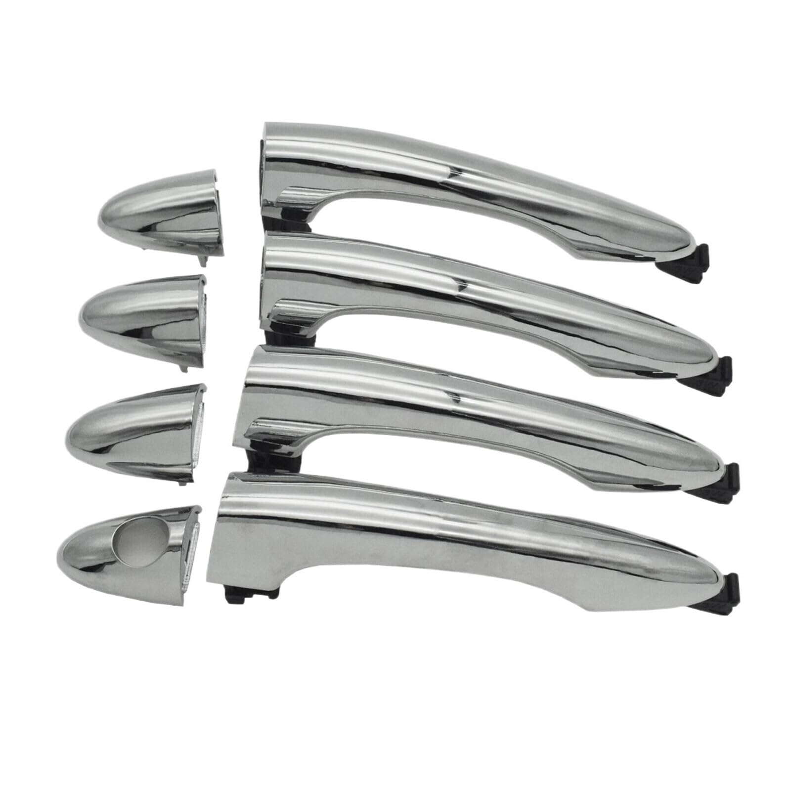 HUDFROA Side Door Handles for Kia for Sportage 2011-2016 4Pcs Front Rear Exterior Outside Door Handles Set Chrome 82661-3W000