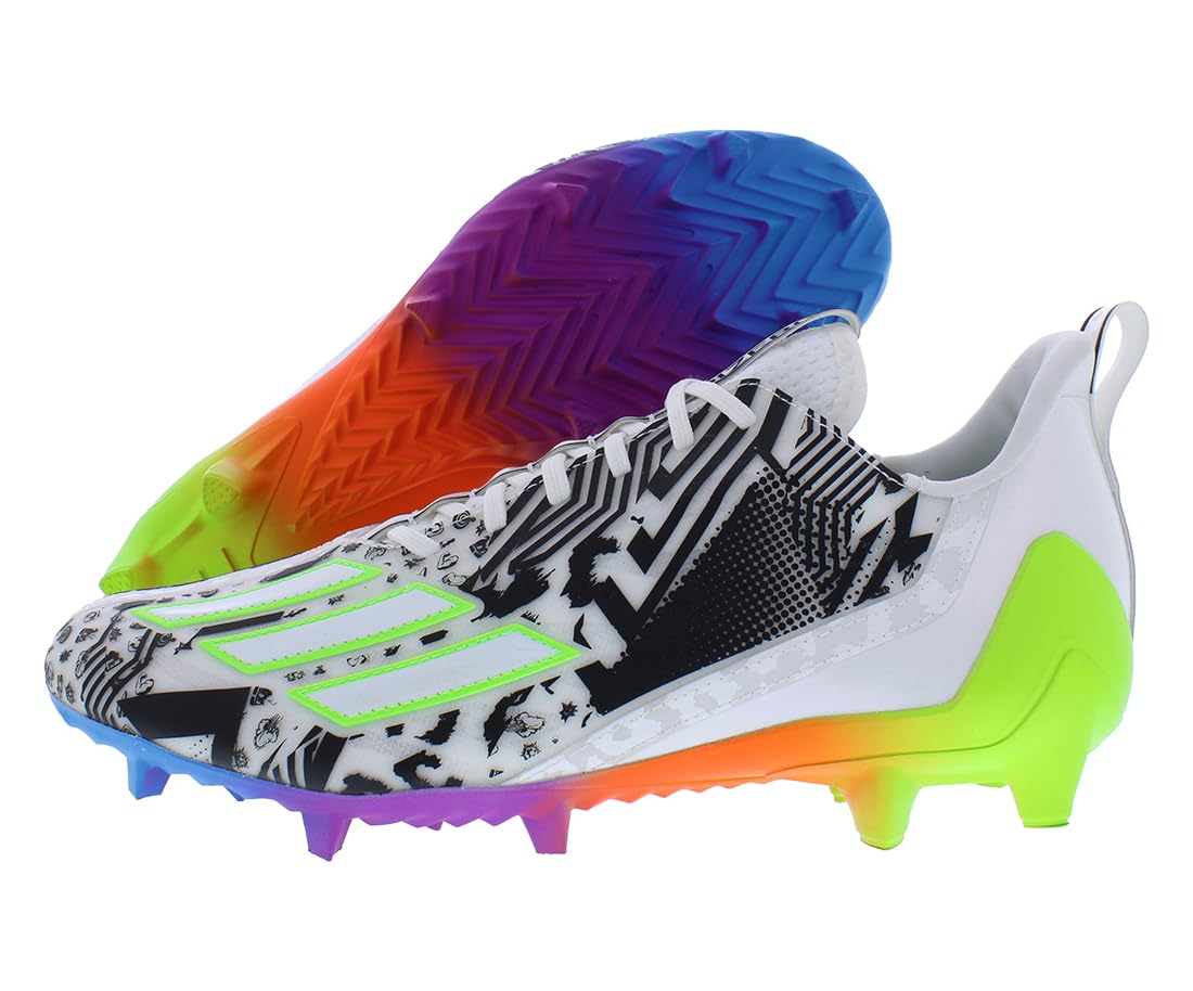 adidas Adizero 12.0 Mismatch Mens Shoes Size 15, Color: Cloud White/Team Solar Green/Core Black