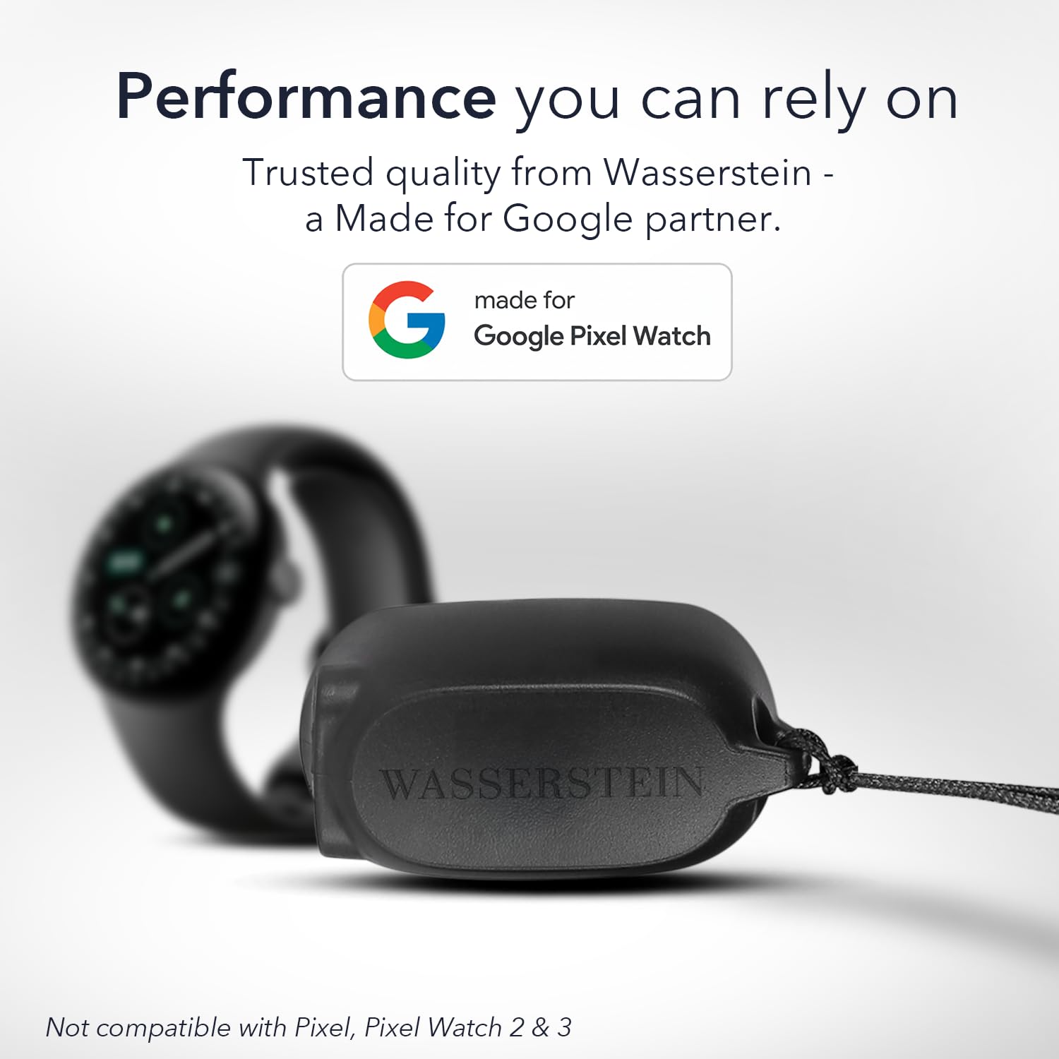 Wasserstein On-The-Go Charger Compatible with Google Pixel Watch 4 (41mm & 45mm) - Portable Charging Dock - Made for Google - NOT Compatible with Pixel Watch, 2 & 3 — view 9