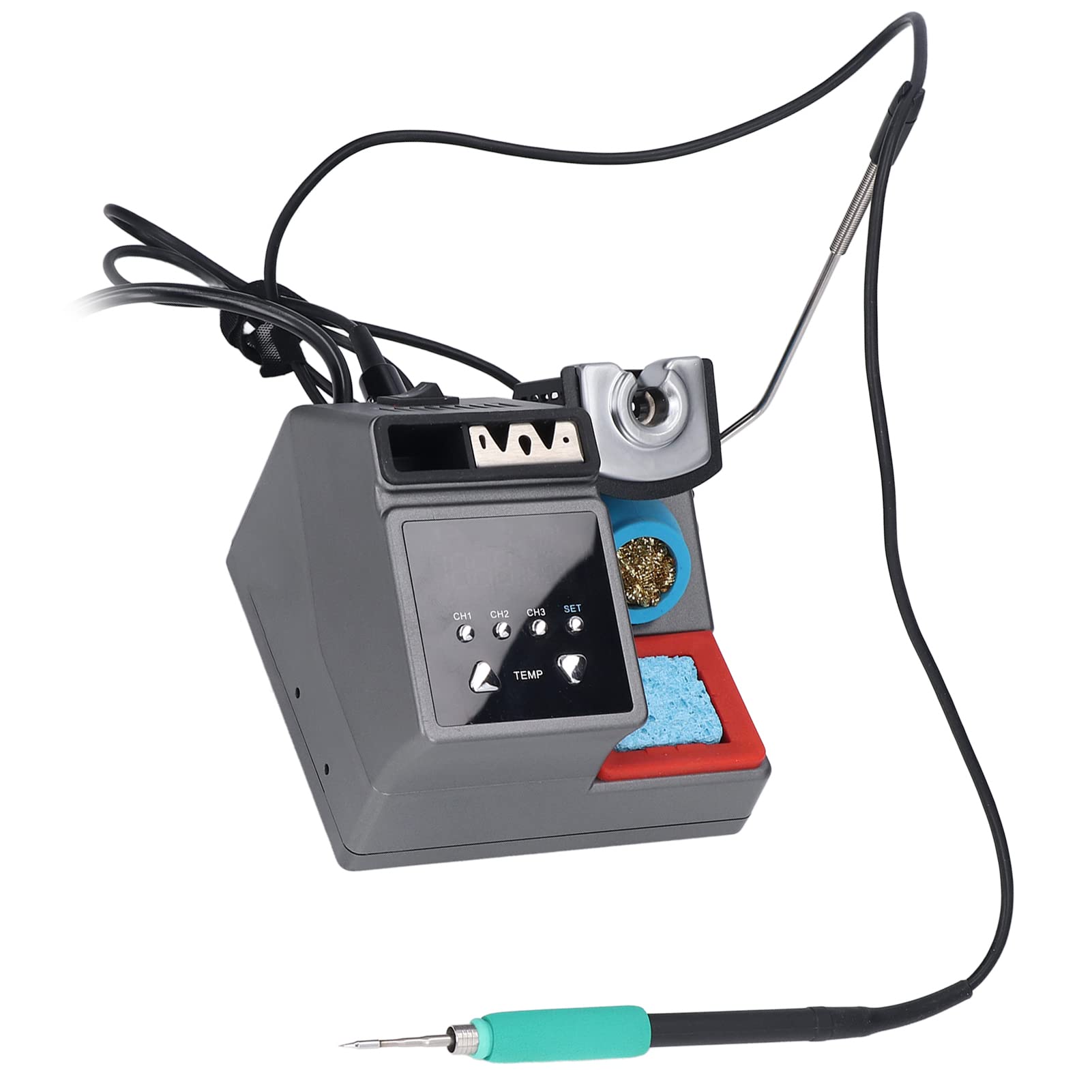 Stacja Lutownicza Elektryczna Stacja Lutownicza Cyfrowa Stacja Lutownicza Regulowana Temperatura 120 W A9 do Końcówek Lutowniczych JBC(European standard (AC 220V))
