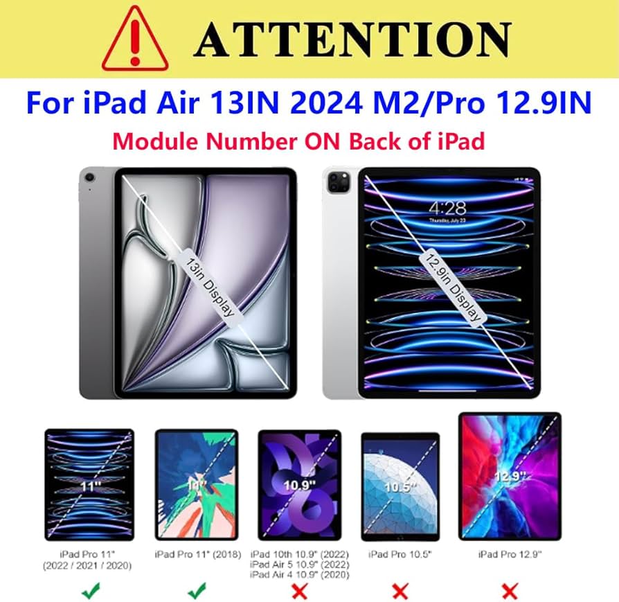 Amazon.co.jp: iPad Air 13(M2) 2024/iPad Pro 12.9インチ 第6/5/4/3rd