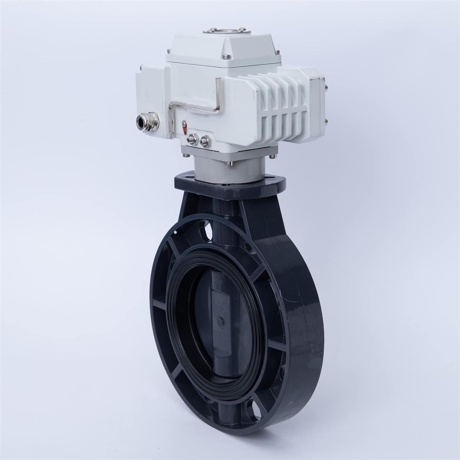 DN40-DN300 Motorized UPVC Pnevmatic Valve Wafer Type Electric Valve For Water Liquid,Steam Gas Oil Etc 1Pcs(DN50,110V)