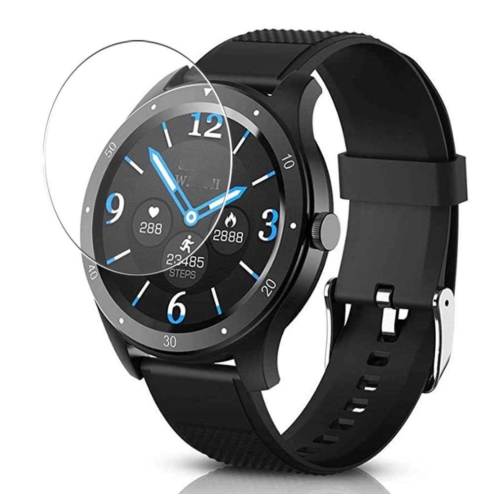 Vaxson3-Pack Screen Protector, compatible with BYTTRON 1.3" S6 smart watch, TPU Guard Film Protectors Sticker [NOT Tempered Glass ] New Version