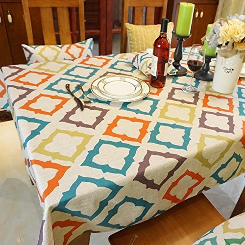 Nappe restaurant et coffee MU style européen pour table rectangle sans odeur