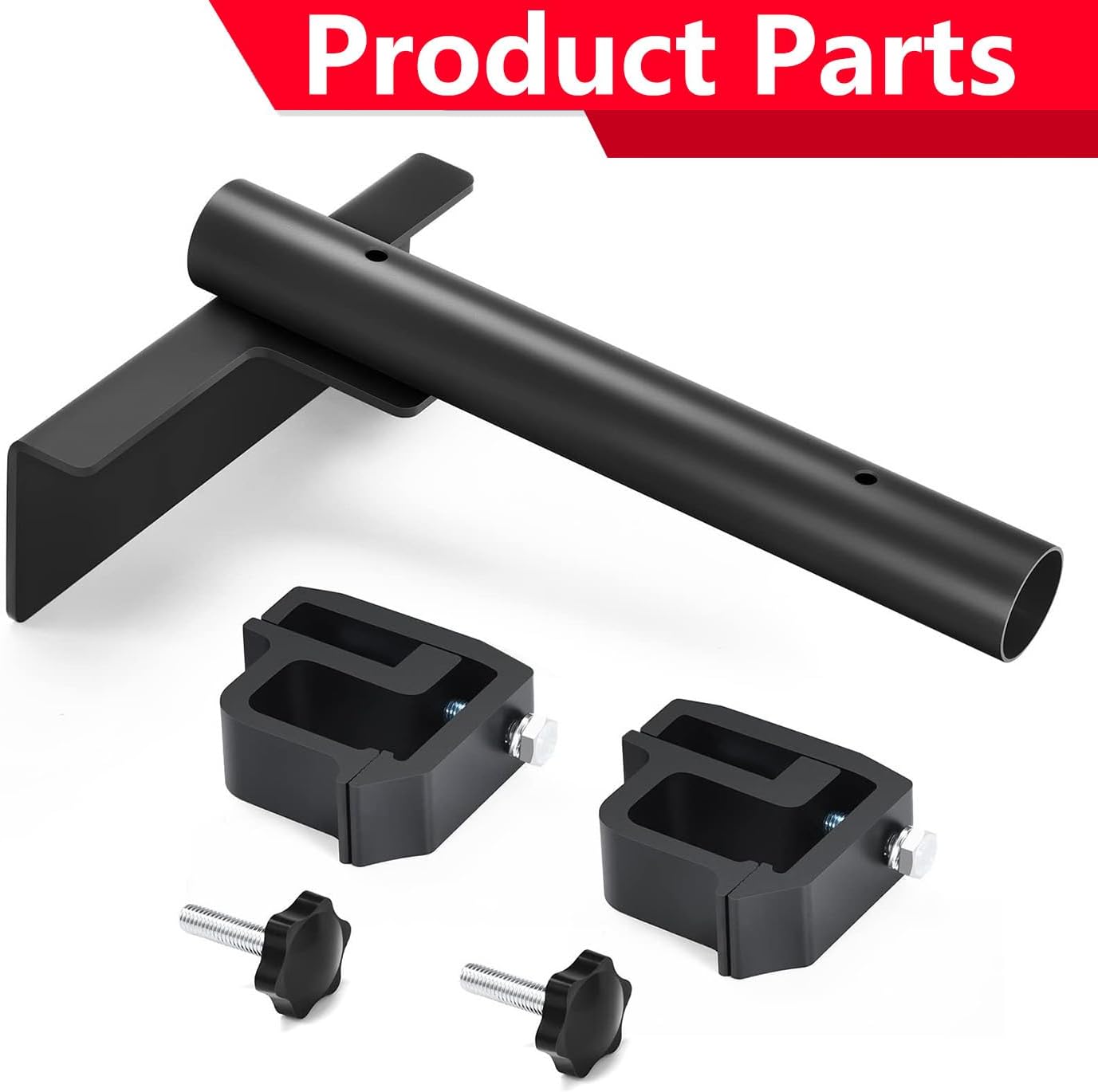 No Drilling Flagpole Mount for Truck Bed ,Fit Up to 1.5 Inch Universal Black Flag Pole Holder, Easy to Install, No Drilling Side Flag Pole Mount Kit