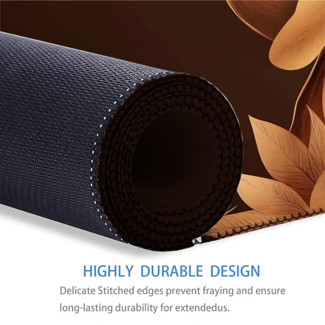 Tapis de Souris de Jeu Aurore Tapis de Souris XXL 1600x800x3mm Paysage Tapis Souris Gaming Grand, avec Bords Surpiqués et Base en Caoutchouc AntidéRapant Surface, AméLiore La PréCision et La Vitesse