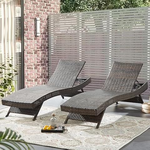 Asifom 79'' Long Reclining Chaise Lounge Set (Set of 2) Cover