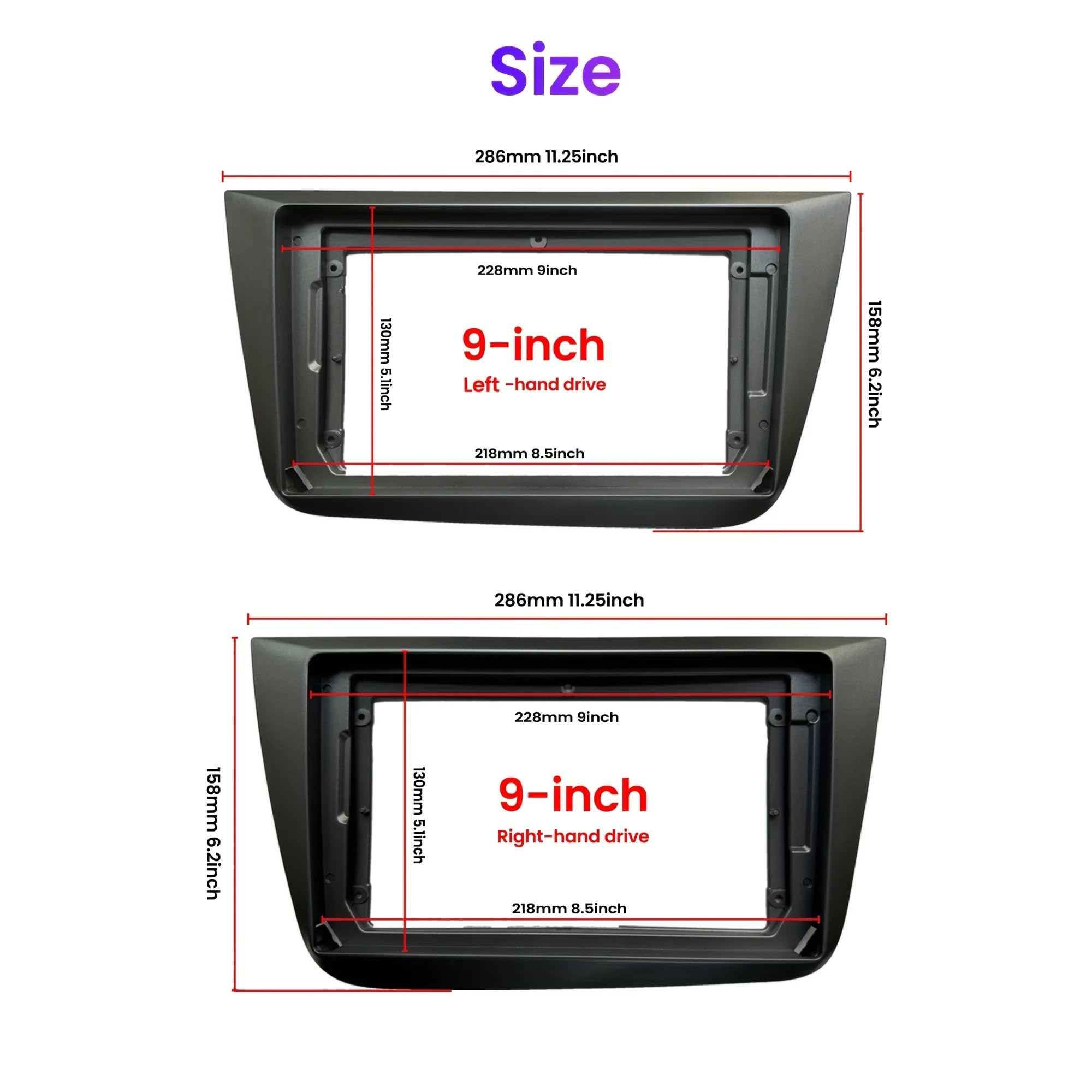 Do modyfikacji instalacji Seat Altea panel nawigacji