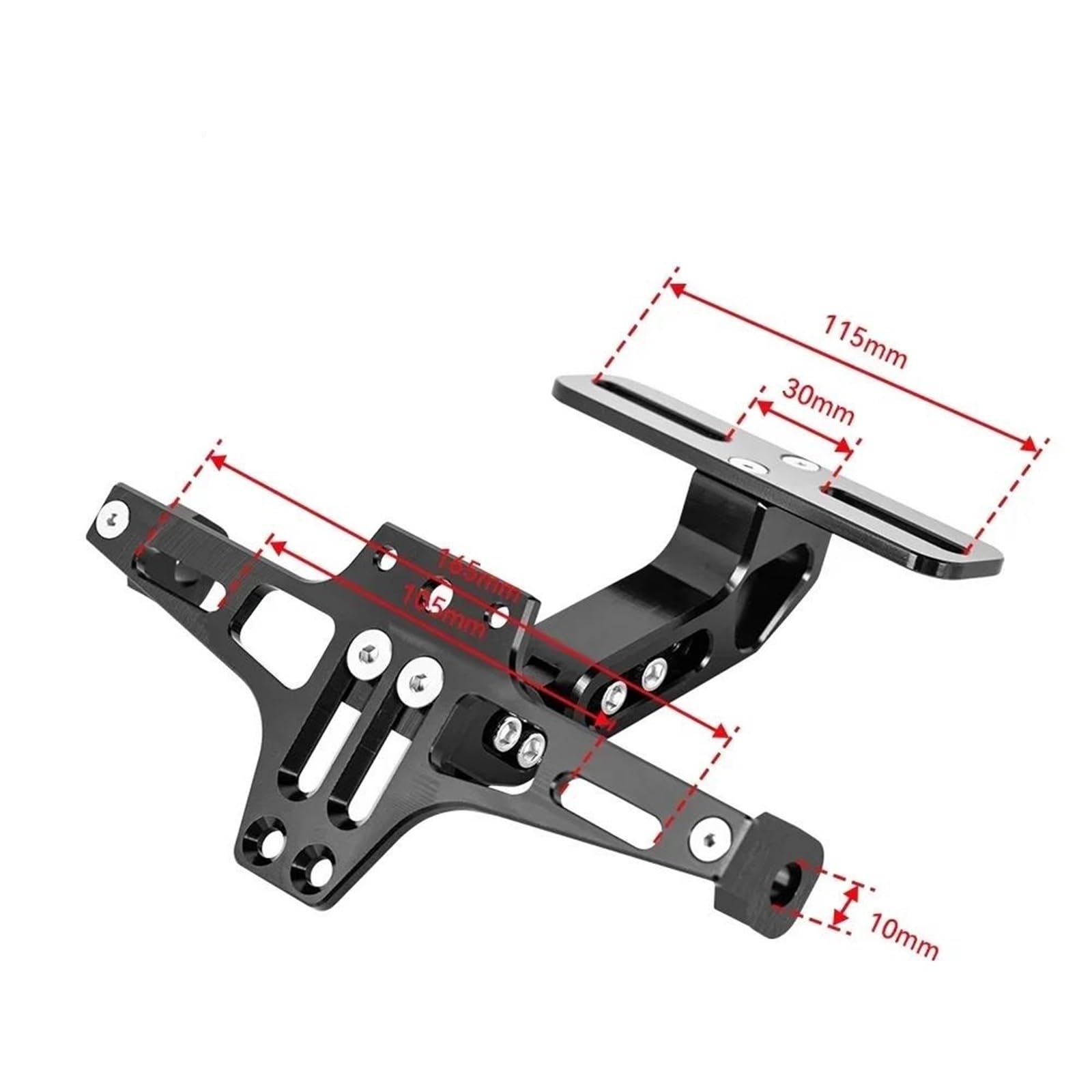 Intermitentes Moto Soporte para Matrícula De Motocicleta para H&Onda Super Grom 125/MSX 125 CB500X CB400 CB1000 Indicadores De Señal De Giro Lámpara De Luz Impermeables(Color 1)