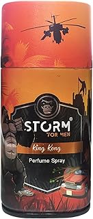 بخاخ معطر للجسم للرجال من ستورم، صنع في تركيا، 250 مل مع عطر فاخر ومبهج يدوم طويلاً. (كينج كونج)