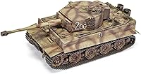 Vista 5 de Airfix WWII Tiger-1 Versión tardía 1:35 Tanque Militar Modelo de Plástico Kit A1364