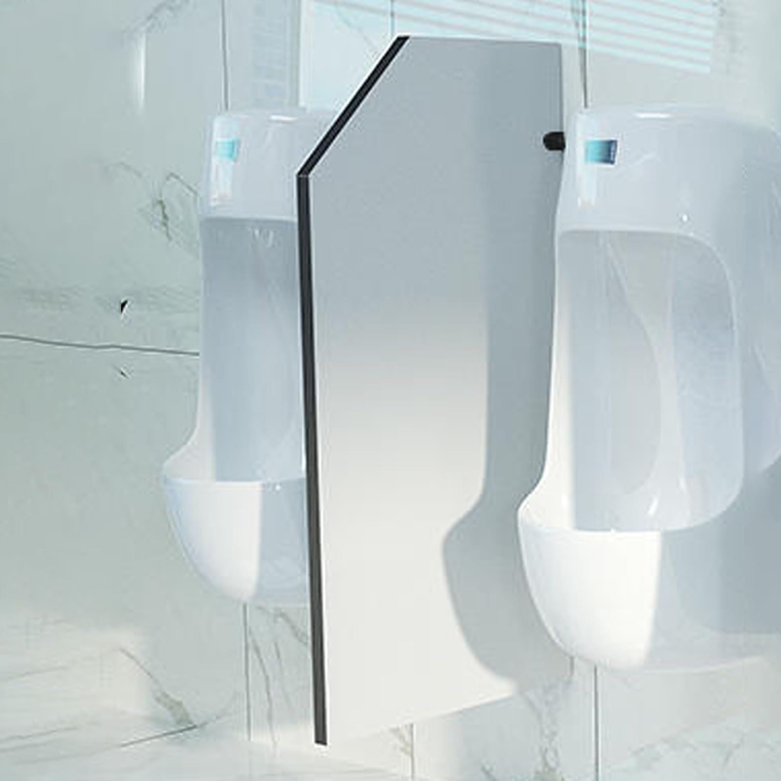 AYCDL Urinal Partition Screen Wall-mounted Urinal Baffle School/kindergarten/shopping Mall/public Place Urinal Partition,Nylon Fittings-1pcs