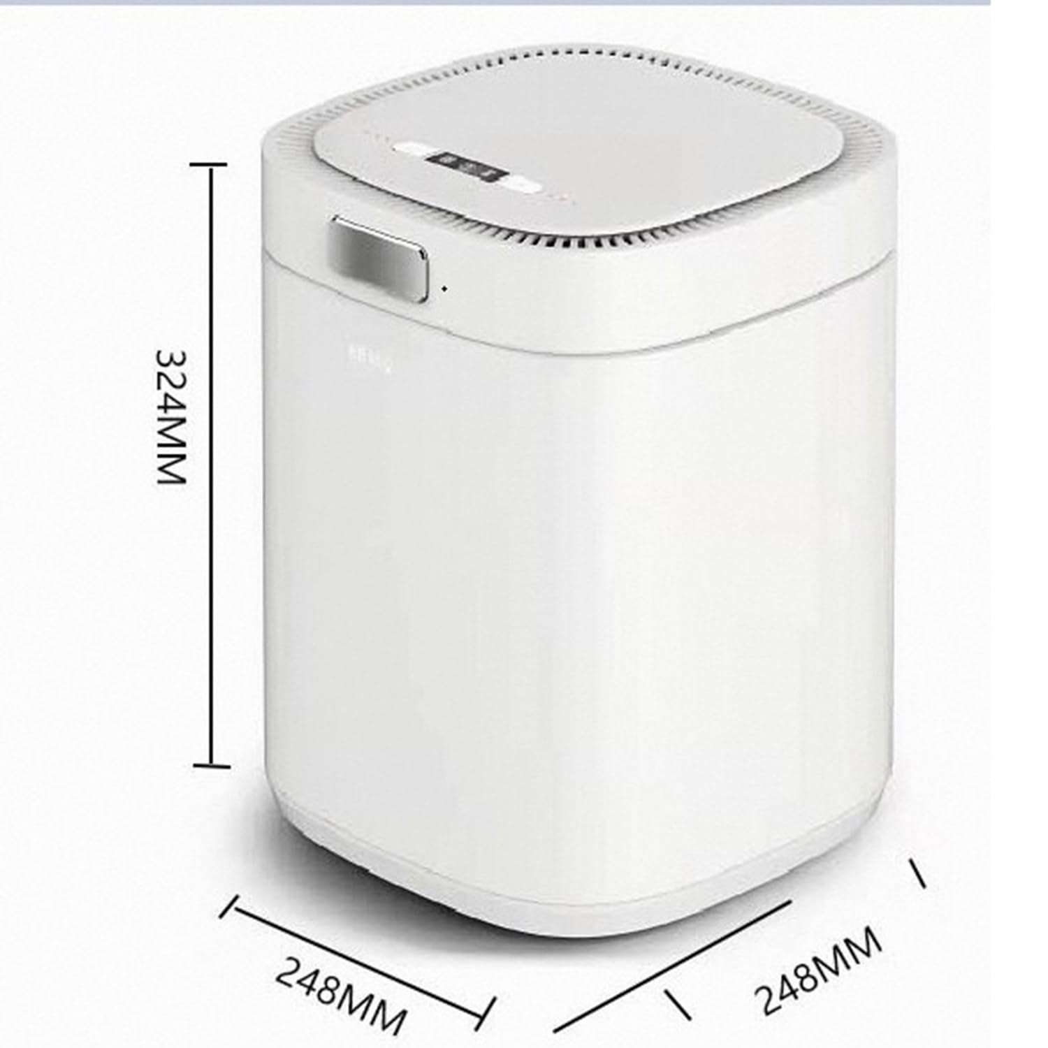 Qiang 500W Composter da Cucina per Rifiuti Intelligenti | Trasforma I Rifiuti in Compost con Un Solo Pulsante con Il Contenitore per Compost da Banco Elettrico 2,5L,White