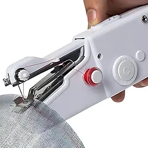 Lambent ( 15 YEARS REPLACEMENT WARRANTY ) Electric Handy Stitch Mini Hand Sewing Machine Stapler Style Mini Machine Home Tailoring Silai Machine Emergency Stitching Handheld Sewing Machine