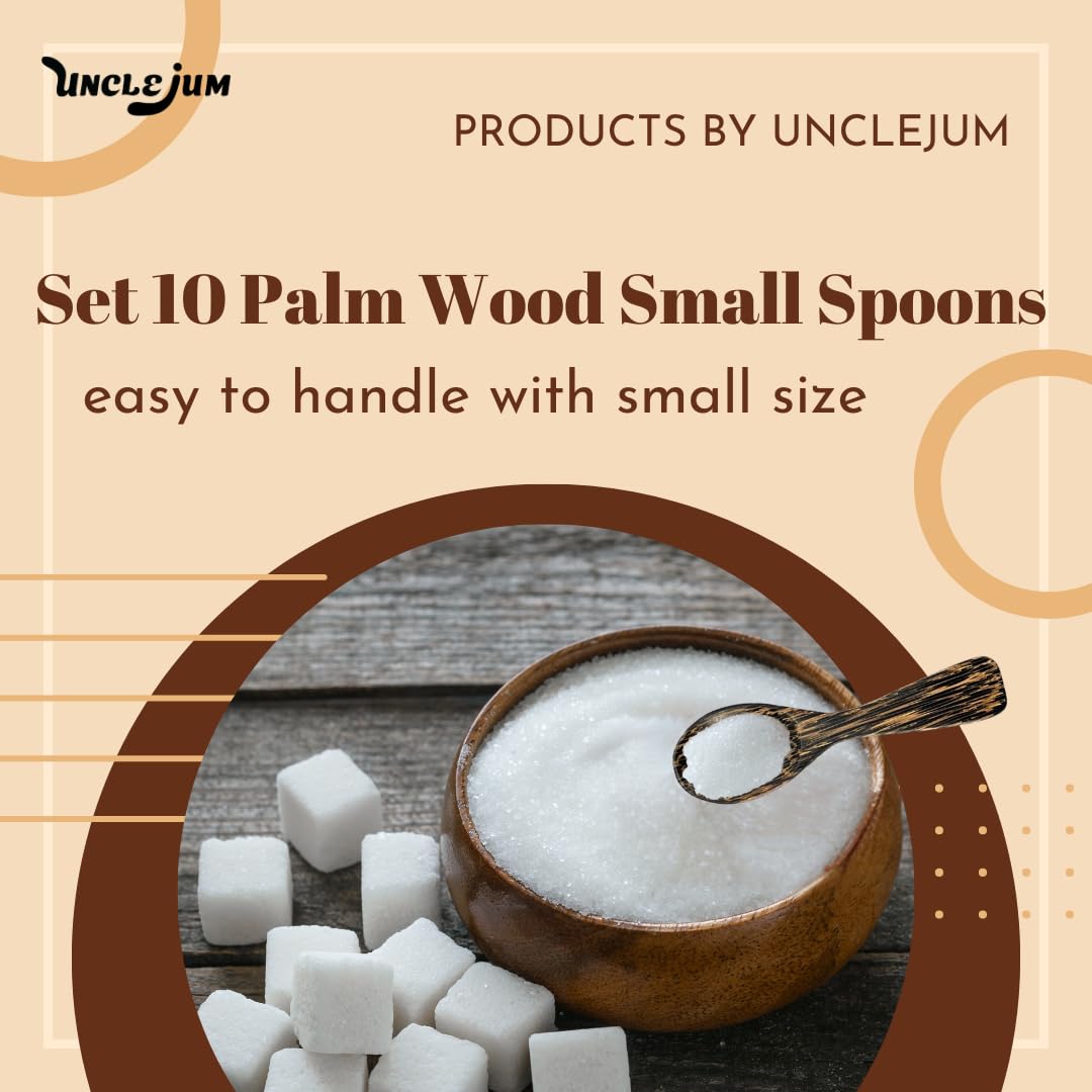 Pack De 250 Mini Cucharas De Madera De 8 Cm, Para Azúcar, Sal, Hierbas O Sales De Baño