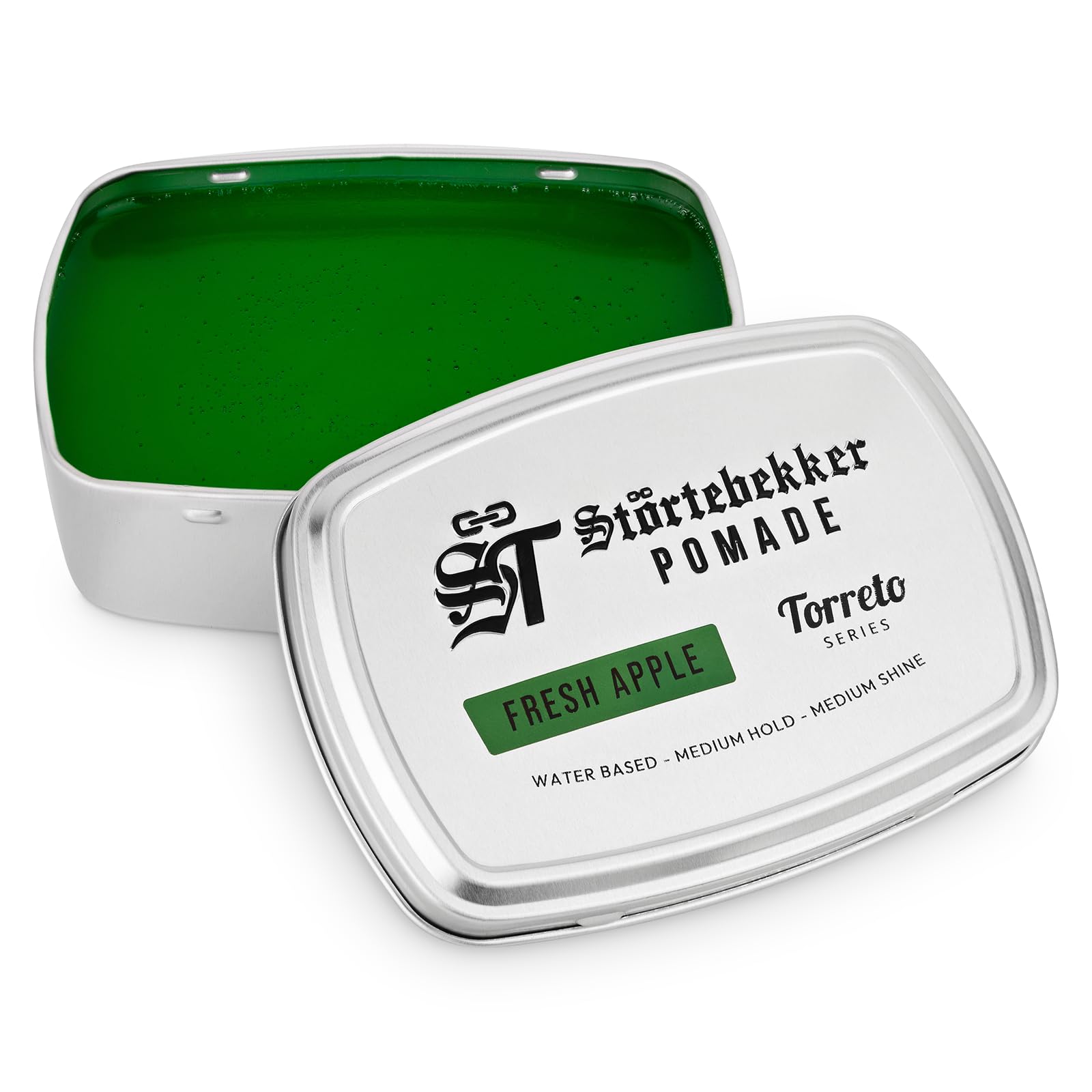 Störtebekker® Premium Pomade Wasserbasiert Probierset + GRATIS Styling Kamm - 3 x Pomade Herren 'Torreto Series' - Mittlerer Halt - Mittlerer Glanz - Haarpomade 125ml - Made in Germany