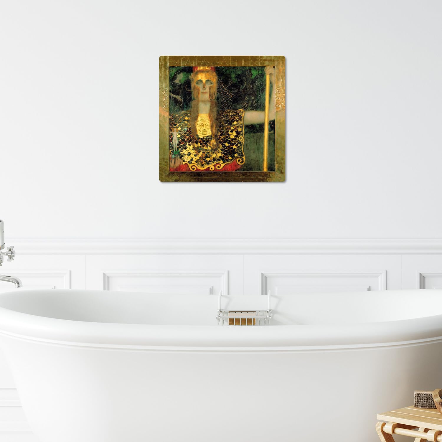 Giallobus - Giallopanel Art Board - Gustav Klimt - Dame au Manchon - Bois MDF - 29,7X29,7