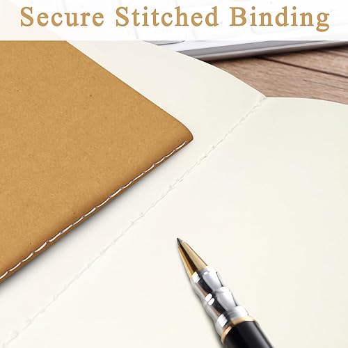 Miniatura 8 de Paquete de 24 cuadernos en blanco para niños (negro y marrón) - 5.5 x 8.3 pulgadas, 60 páginas30 hojas - Diarios sin forro a granel para