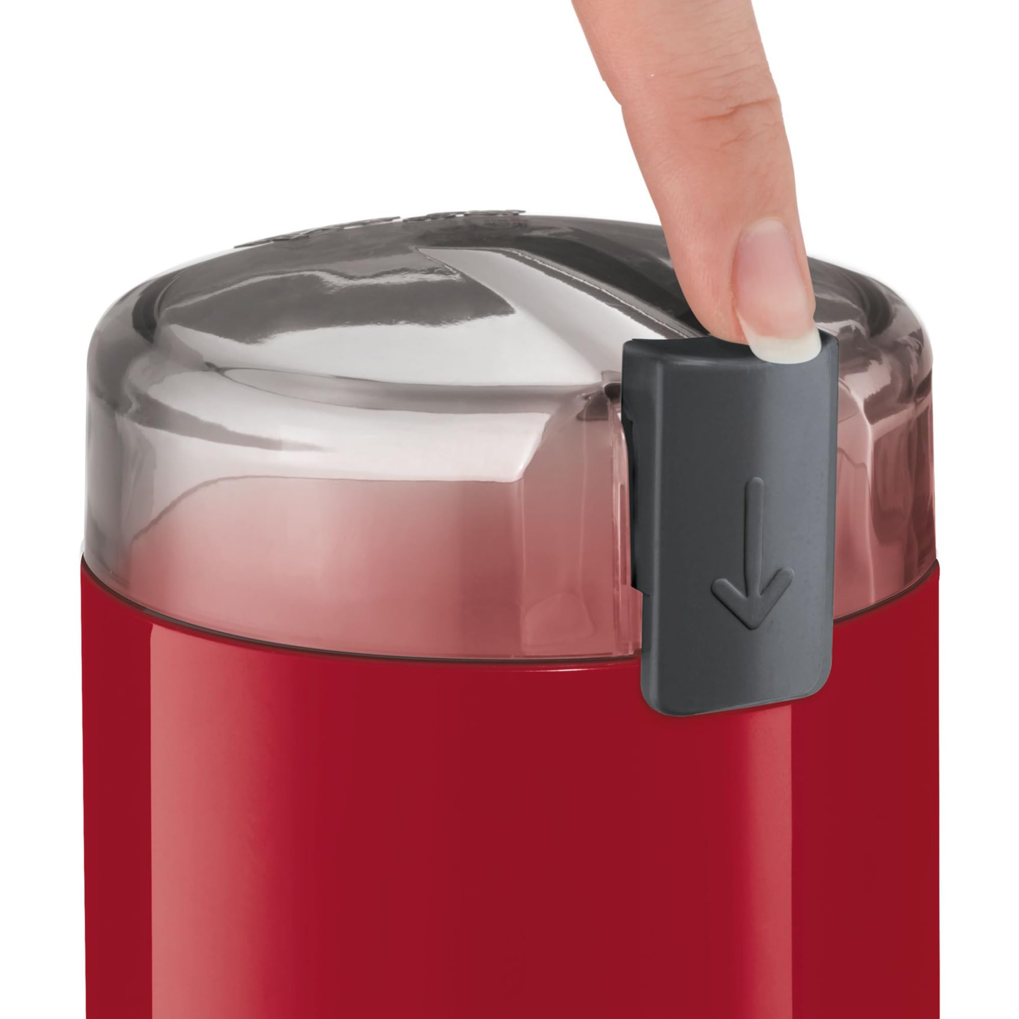 Bosch Macina Caffè e Spezie TSM6A014R, 180 W, 150 g/min, 2 Lame Acciaio Inox, Plastica, Rosso