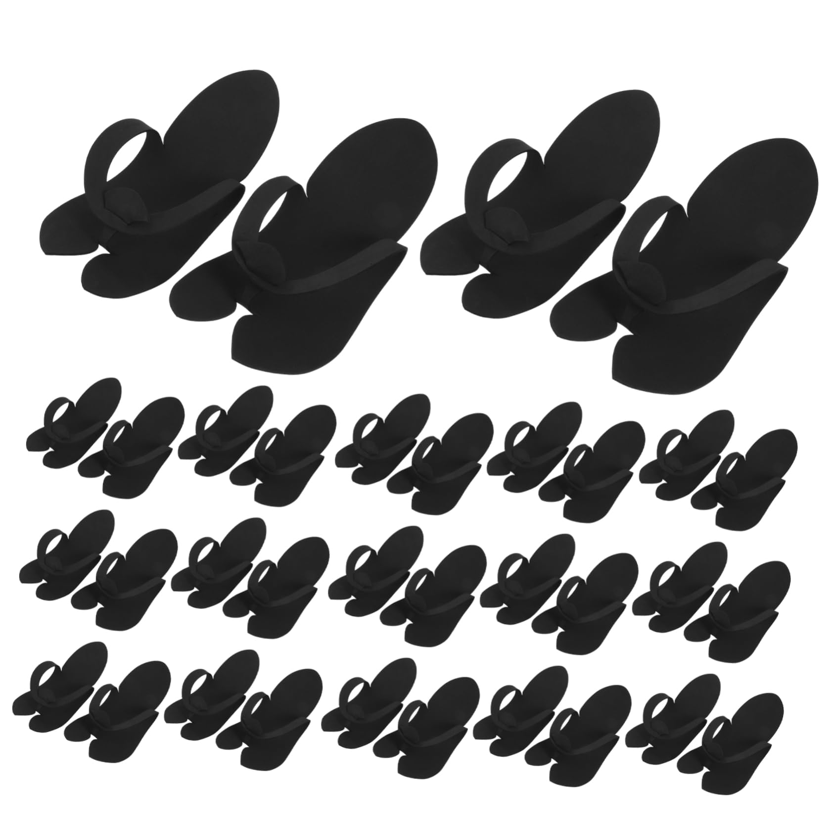 Vaguelly Pantoufles Jetables Eva pour Spa et Pédicure, Lot de 48 Paires, Taille, Antidérapantes, Légères et Confortables, pour Femmes et Hommes, Usage Hôtel, Salon de Couleur Aléatoire