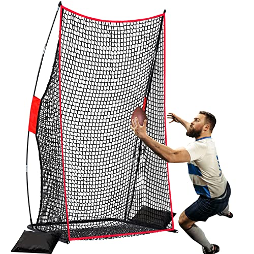 Andgoal Football Kicking Punting Net - Football Kicking Net, Football Punting Trianing Net, Sideline Practice For Place Kicks Football, Football Net, Football Kicking Net With Sand Bags 4X7Ft #TOP15