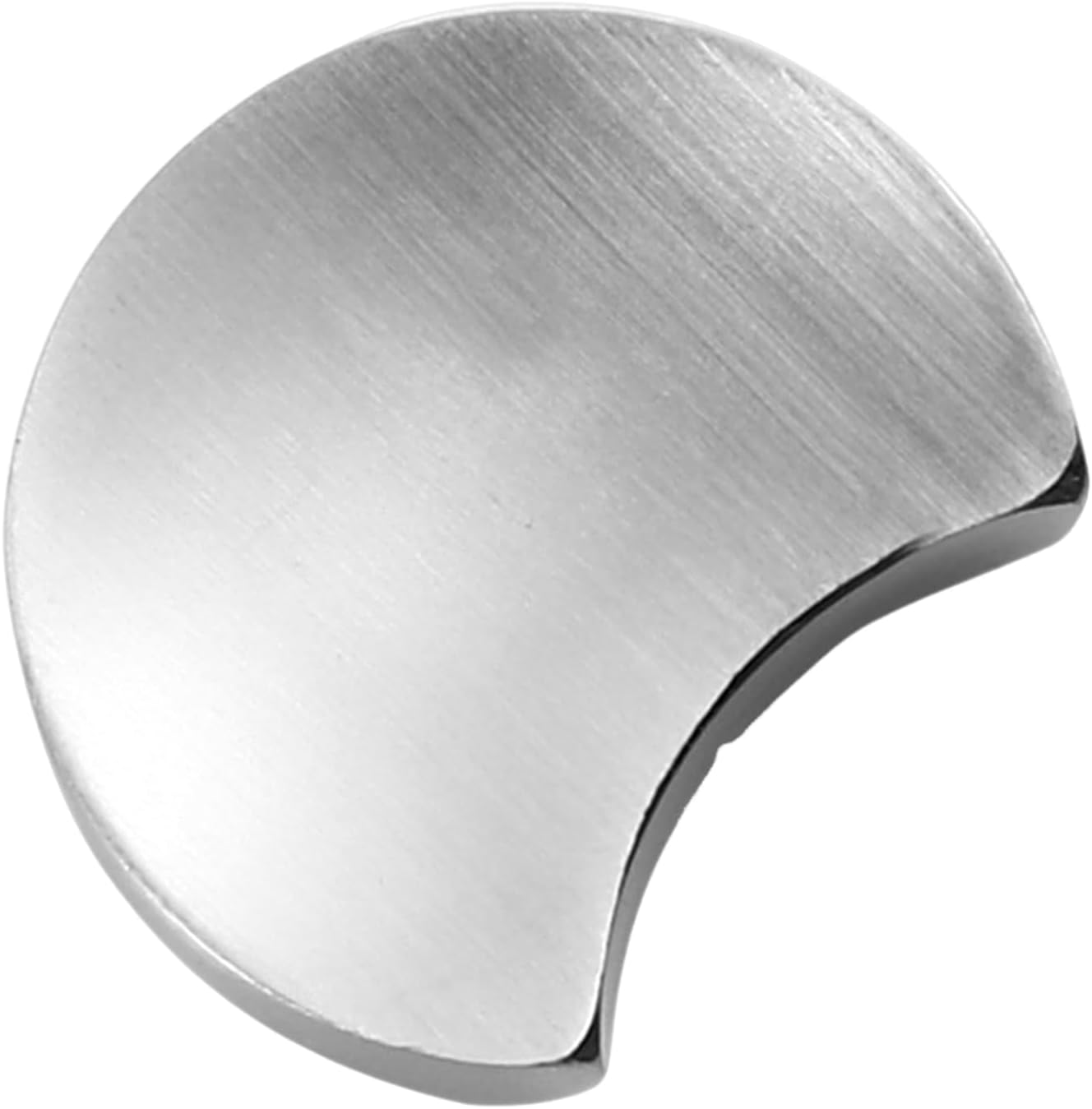 Durable Chopstick Holder Decorative Tableware Accessory Stainless Steel Moon Shape Rest Desktop Rack for Home Silver