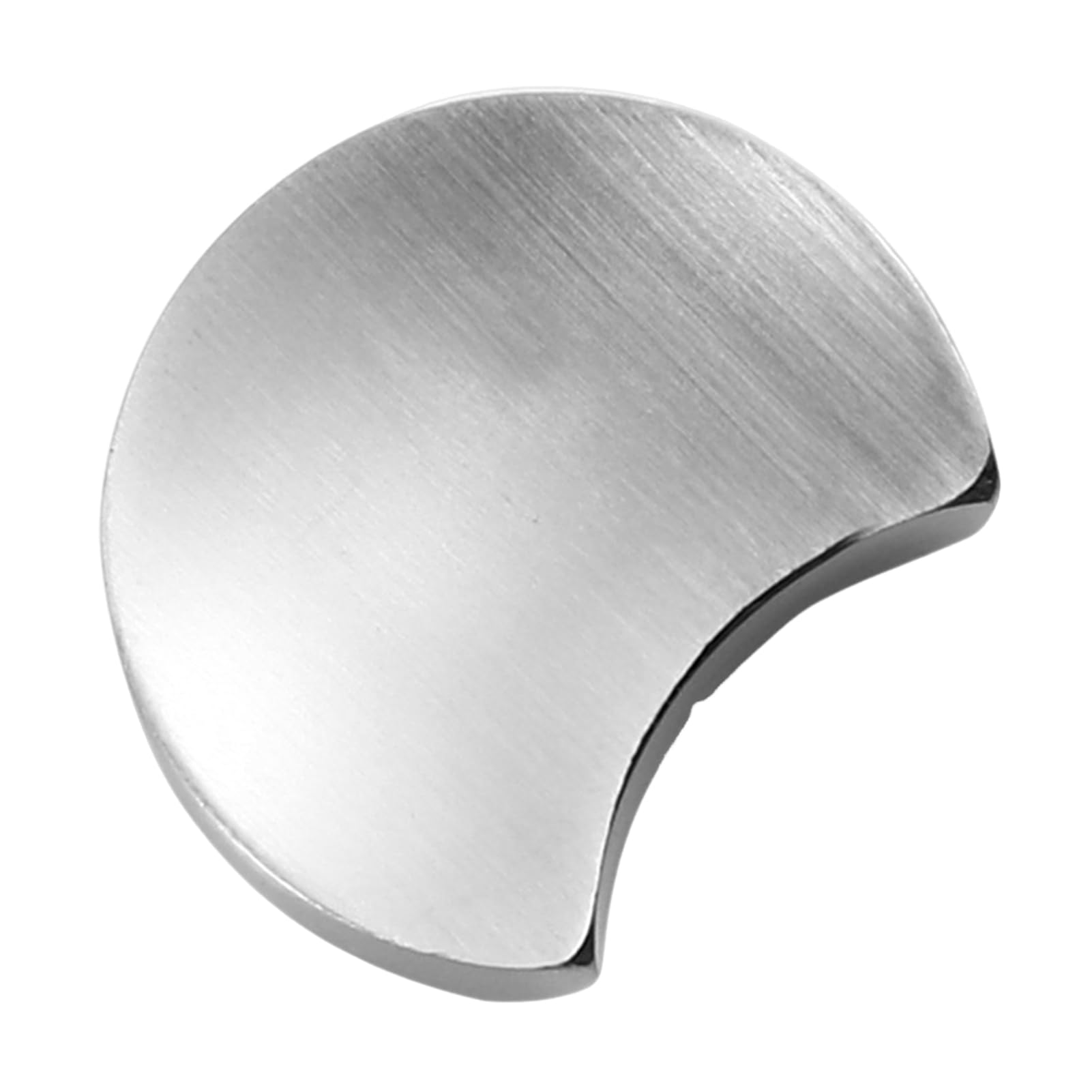 Durable Chopstick Holder Decorative Tableware Accessory Stainless Steel Moon Shape Rest Desktop Rack for Home Silver