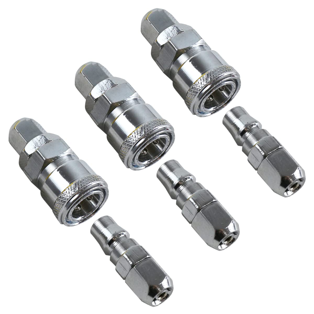 Amazon | ワンタッチカプラー オス/メス 3セット 6個 内径5mm 外径8mm