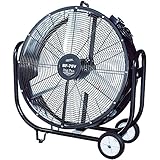 ナカトミ 産業用送風機 ビッグファン (床置風洞扇) (75cm/3枚羽根/風量2段階調節) 角度調節可能 ブラック BF-75V