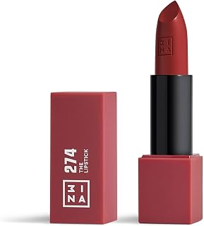 3INA Makeup The Lipstick Vegan highly pigmented lipstick in matte intense colour with creamy vanilla scent and creamy texture, Cruelty Free
