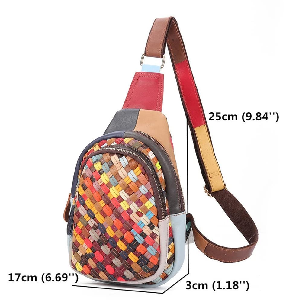Bolso de hombro para mujer Bolso de viaje de moda Bolso de hombro de cuero Marrón