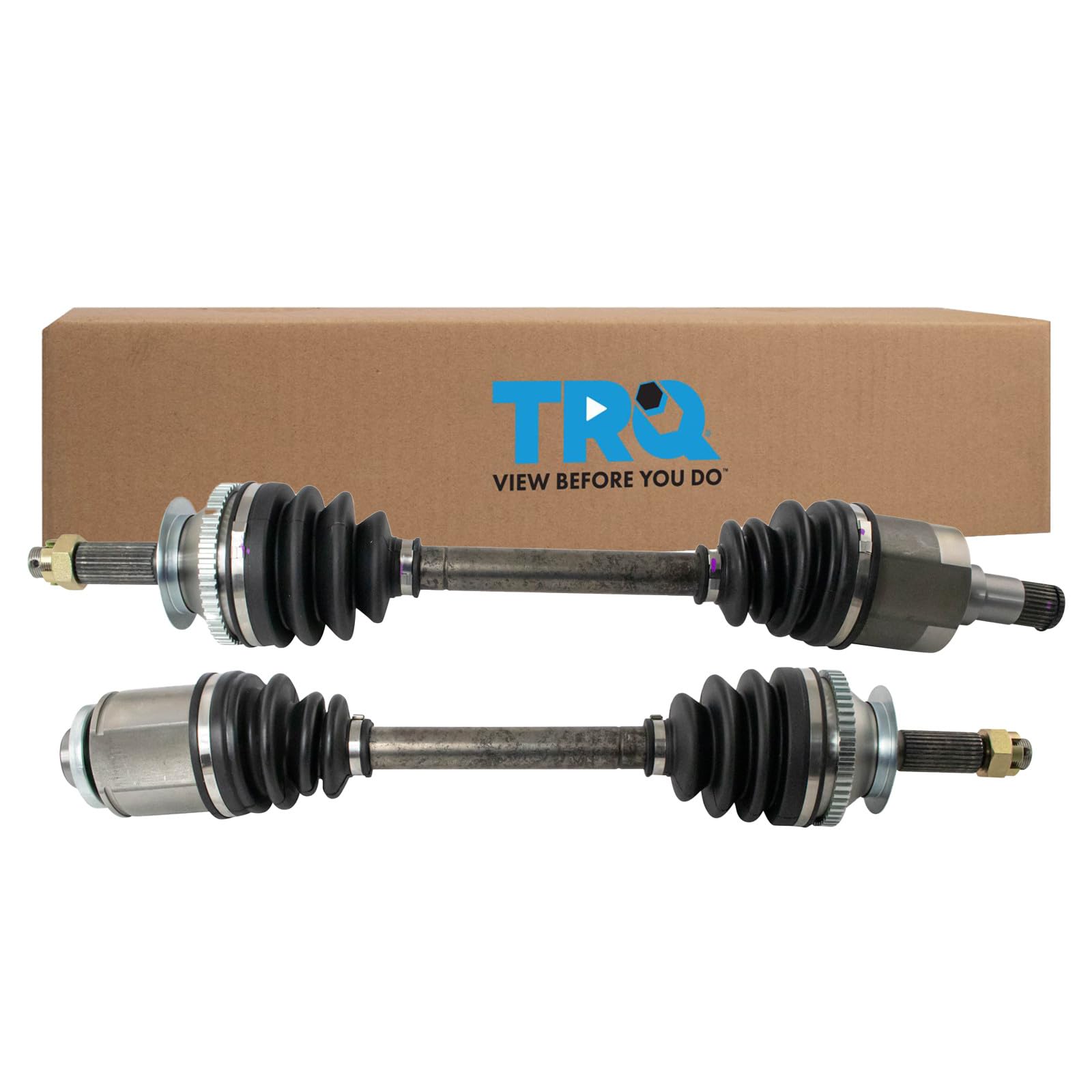 TRQ Front Driver and Passenger Side CV Axle Assembly Set 2 Piece