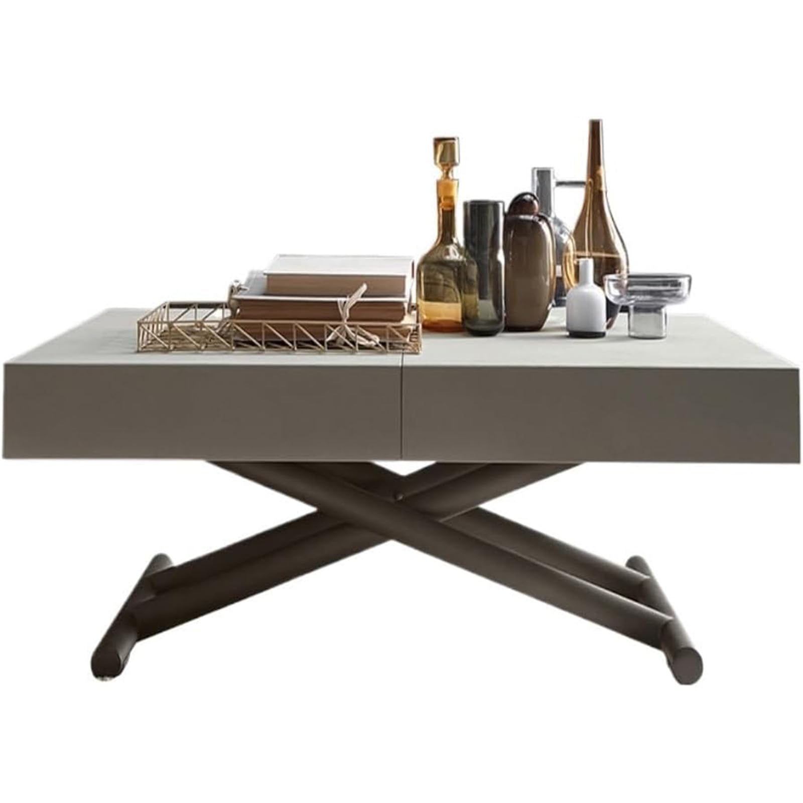 BsxiouY Mesa De Centro, Mesa De Centro Elevadora Multifuncional, Mesa De Comedor, Mesa De Centro Plegable Telescópica, Sala De Estar, Mesa De Centro para El Hogar,A